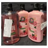 4- 32.5fl.oz. Bottles of Herbal Essences Rose