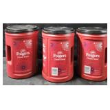 3- Folgers Classic Roast coffee 43.5oz each