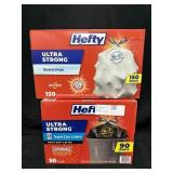 90ct. Box of Hefty Ultra Strong 33-Gallon Trash