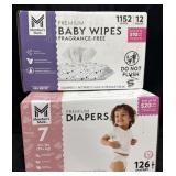 126ct. Box of Premium Size 7 Diapers