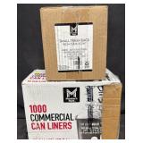 1000ct. Box of 10Gal. Commercial Can Liners