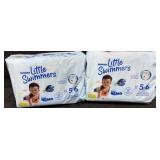 2- 17ct. Bags of Huggies Little Swimmers
