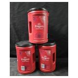 3- Folgers Classic Roast coffee 43.5oz each