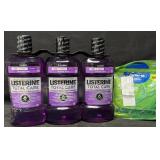 3- 1L Bottles of Listerine Total Care Mouthwash