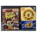 Cocoa Pebbles cereal 38oz. Honey Bunches of Oats