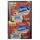2- Charmin Ultra Strong bath tissue 32 rolls each
