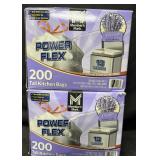 2- 200ct. Boxes of Tall 13-Gallon Kitchen Trash