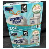 2- 200ct. Boxes of Tall 13-Gallon Kitchen Trash