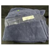 2pk. Large Blue Bath Towels