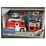11-Piece Rescue Station Playset