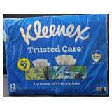 Kleenex facial tissue 12 flat boxes