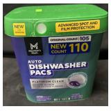 110ct. Tub of Auto Dishwasher Pacs