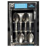 36pc. Stainless Steel Dinner Spoons