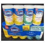 9- 85ct. Canisters of Clorox Disinfecting Wipes