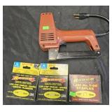 Swingline electric staple gun and 3 boxes of
