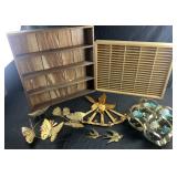 Wall decor, shelf and cassette holder