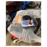 Small Box of Winter Gloves, Hats, Earmuffs