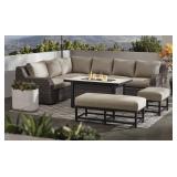 (MSRP: $2,299) Athena Sectional with Sintered