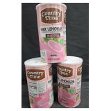 3- Country Time Pink Lemonade 5lb each