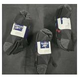 3- Men's Reebok low cut socks. New