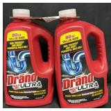 2- 80fl.oz. Jugs of Drano Max Gel Ultra Clog