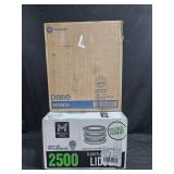 Dixie plastic domed lids 1000 count. Clear