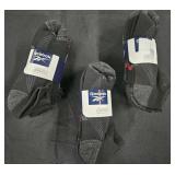 3- Men's Reebok low cut socks. New