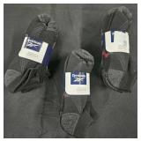 3- Men's Reebok low cut socks. New