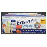 Ensure Strawberry nutritional shakes 24 pack 8oz