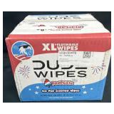 384ct. Box of XL Flushable Dude Wipes, Poopsicle