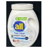 120ct. Tub of All Free&Clear Mighty Pacs