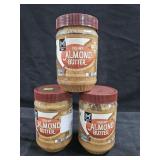 3- Almond Butter 24oz each