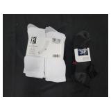 Men's crew socks and low cut socks. New in
