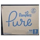 Pampers Pure size 3 diapers 168 count