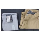 Men's size 30x30 Dockers and size 32x34 pants.