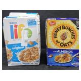 Life cereal 62oz. Honey Bunches of Oats w/