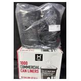 1000ct. Box of Commercial 10Gal. Can Liners