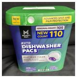 110ct. Tub of Auto Dishwasher Pacs