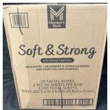 3300ct. Box of Soft & Strong Facial Tissues