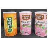 Tang drink mix 4.5lb. 2- Country Time Pink