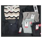 Women's size X-Large pants, dress and shirts.