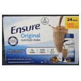 Ensure Chocolate nutritional shakes 24 pack 8oz