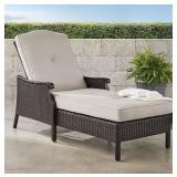 (MSRP: $499) Heritage Cushioned Chaise Lounger,