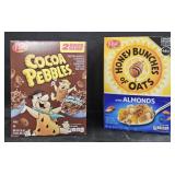 Cocoa Pebbles cereal 38oz. Honey Bunches of Oats