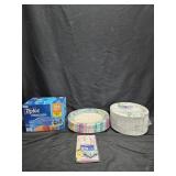 Ziploc Quart bags 216 count. Oval shaped paper