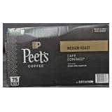 Peet's Coffee keurig cups 75 count