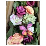 6ft. Floral Garland, Butterfly