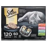 Sheba cat food 60 count twin packs