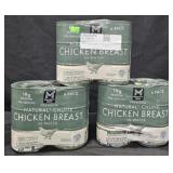 3- Chunk Chicken Breast 6 cans each