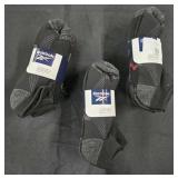 3- Men's Reebok low cut socks. New